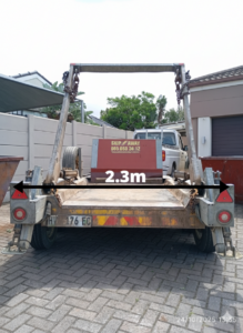Width Restriction Mini Skip Trailer